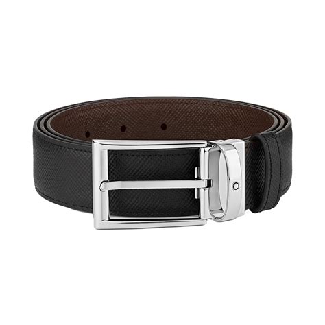 mont blanc 35mm black belt.